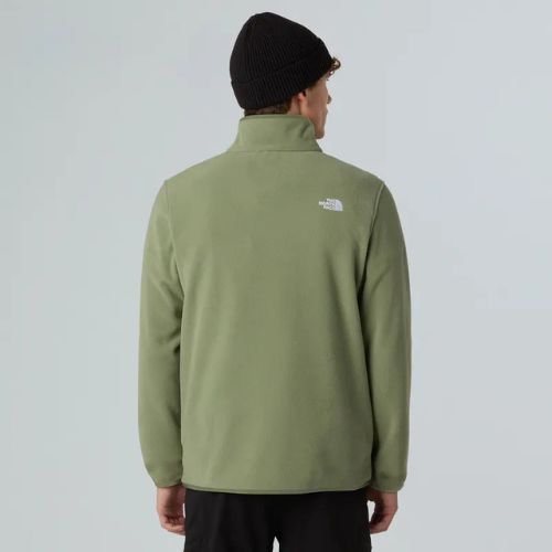 Fleece Hoodie Sweatshirt Herren The North Face Glacier Fleece 1/4 Zip bark mist