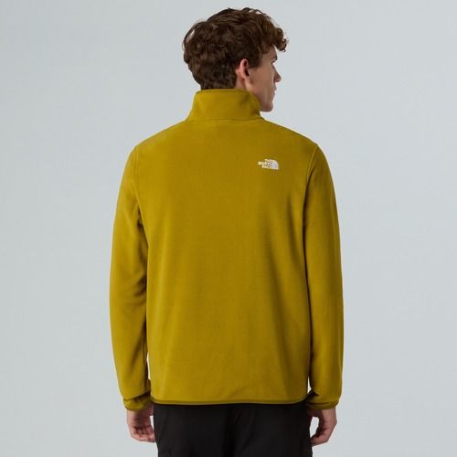 Fleece Hoodie Sweatshirt Herren The North Face Glacier Fleece 1/4 Zip deep dijon