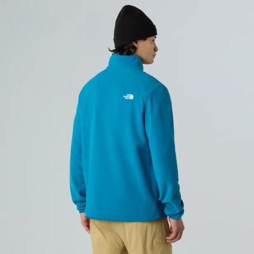 Fleece Hoodie Sweatshirt Herren The North Face Glacier Fleece 1/4 Zip dusk blue