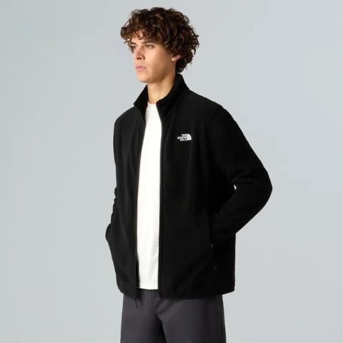 Fleece Hoodie Sweatshirt Herren The North Face Glacier Fleece black
