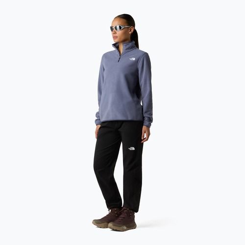 Fleece Hoodie Sweatshirt Damen The North Face Glacier Fleece 1/4 Zip twilight galaxy