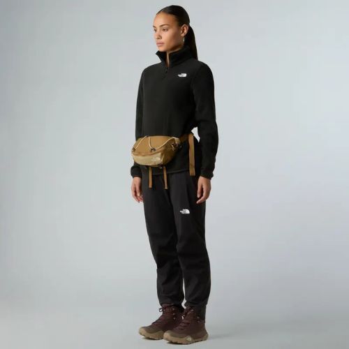 Fleece Hoodie Sweatshirt Damen The North Face Glacier Fleece 1/4 Zip black