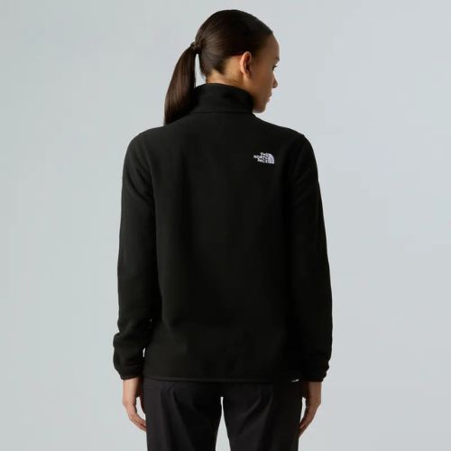 Fleece Hoodie Sweatshirt Damen The North Face Glacier Fleece 1/4 Zip black