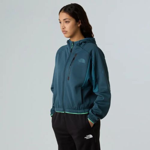 Hoodie Sweatshirt Damen The North Face Mountain Athletics Fleece Full Zip deep cypress/space