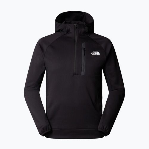 Hoodie Sweatshirt Herren The North Face Mountain Athletics Fleece Hooded 1/4 Zip black