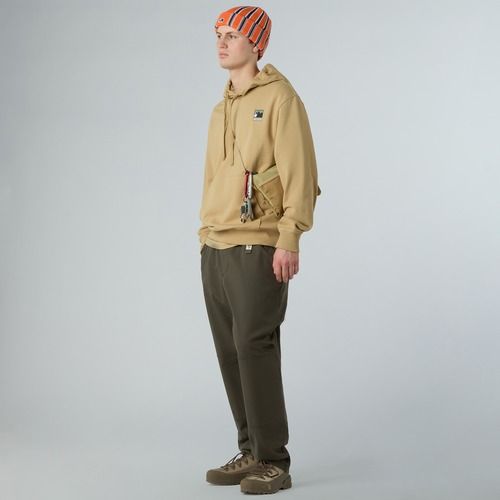 Hoodie Sweatshirt Herren The North Face Mountain Logo Relaxed Hooded khaki stone