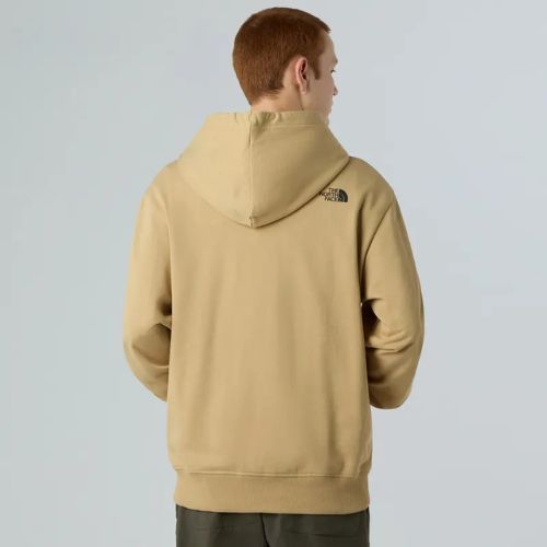 Hoodie Sweatshirt Herren The North Face Mountain Logo Relaxed Hooded khaki stone