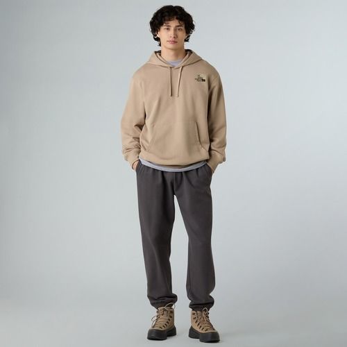 Hoodie Sweatshirt Herren The North Face Flower Dome Relaxed Hooded GPH mushroom grey