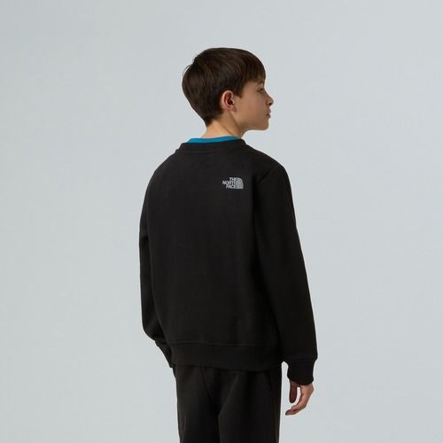 Kinder-Sweatshirt The North Face Reflective Logo Relaxed Crew black