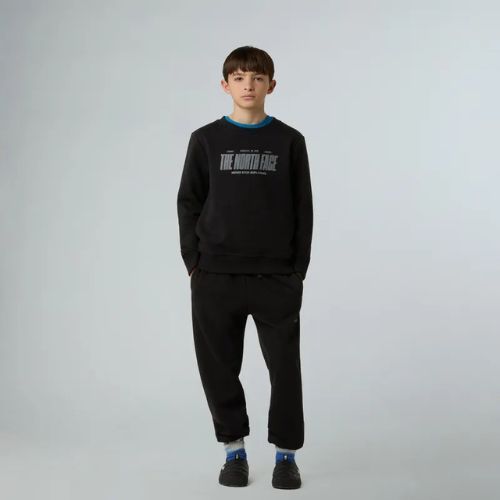 Kinder-Sweatshirt The North Face Reflective Logo Relaxed Crew black