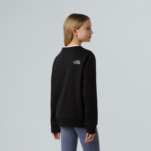 Hoodie Sweatshirt Damen The North Face Reflective Logo Relaxed Crew black