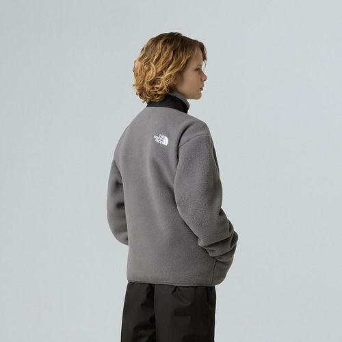 Fleece Hoodie Sweatshirt Kinder The North Face Yumiori Full Zip smoked pearl/black