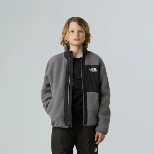 Fleece Hoodie Sweatshirt Kinder The North Face Yumiori Full Zip smoked pearl/black