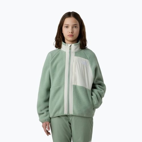 Fleece Hoodie Sweatshirt Kinder The North Face Yumiori Full Zip slate moss/white dune
