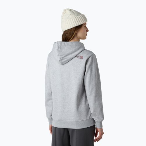 Hoodie Sweatshirt Damen The North Face Drew Peak Pullover Hoodie lightgreyheather/tawnyquartz