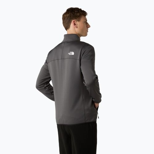Hoodie Sweatshirt Herren The North Face Crest Fz anthracite grey/black