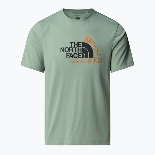 Shirt Herren The North Face Mountain Foundation Graphic state moss