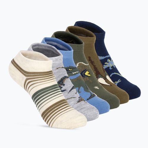 Kindersocken SKECHERS 1/2 Terry Low Cut 6er-Pack olive