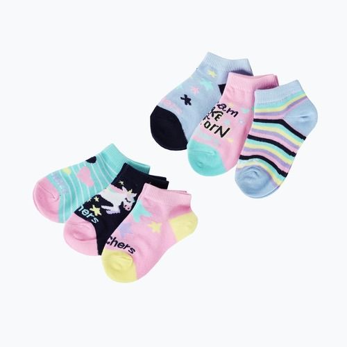 Kinder-Socken SKECHERS Non Terry Low Cut 6 Paar pink