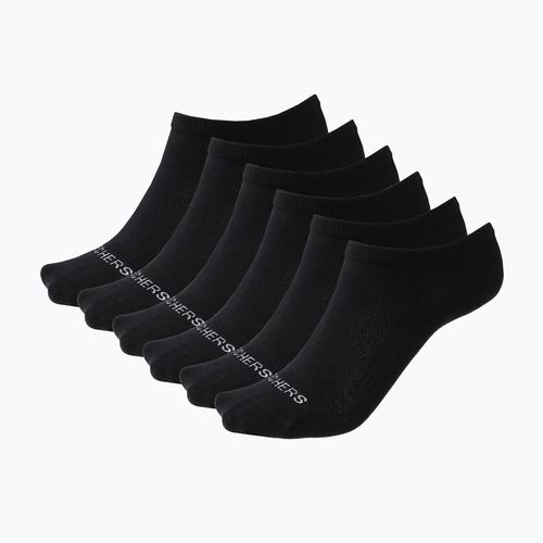 Damen-Socken SKECHERS Non Terry Low Cut 6er-Pack black