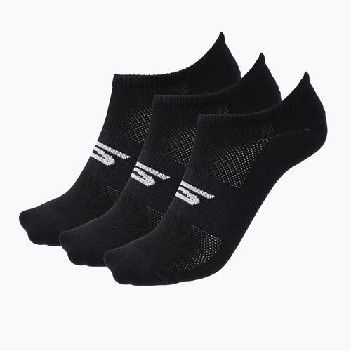Herren-Socken SKECHERS Microfiber Non Terry No Show 3 Paar black/white
