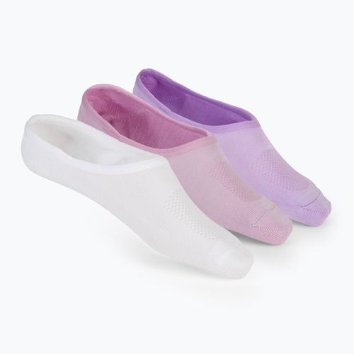 Damensocken SKECHERS Non Terry No Show Liner 3 Paar white/purple