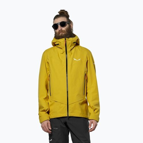 Herren Regenjacke Salewa Ortles GTX 3L EPE gold
