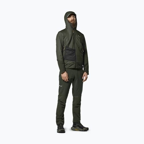Herren-Hybridjacke Salewa Pedroc Tirol Wool Air Hybrid dark olive