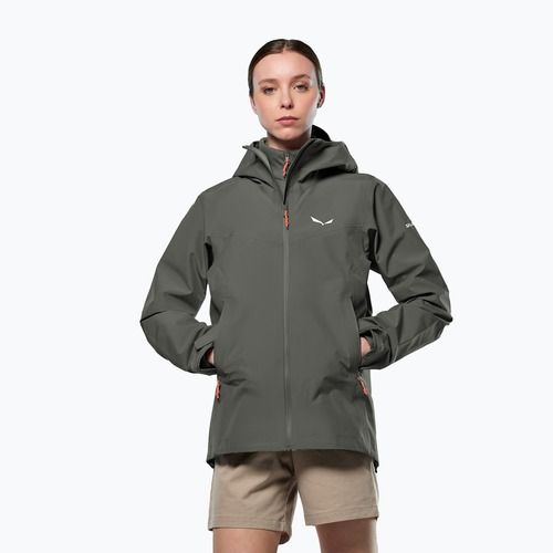 Damen-Regenjacke Salewa Puez GTX 3L Epe faded green