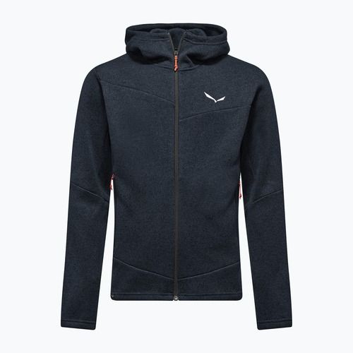 Herren-Trekking-Fleece Salewa Puez Rocca Polarlite Hood navy blazer