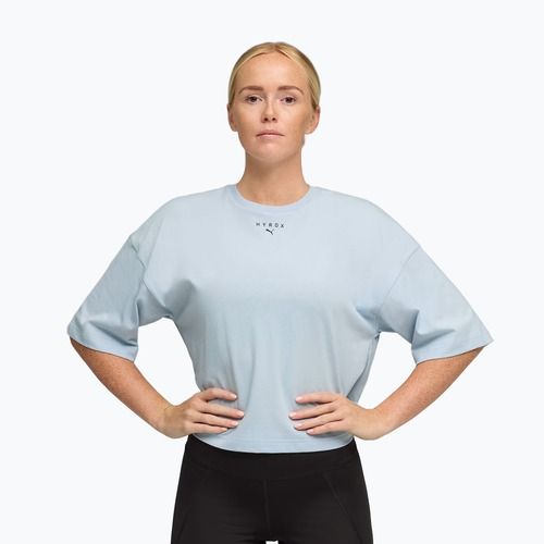 Trainingsshirt Damen PUMA Hyrox Cropped Lifestyle Tee gray