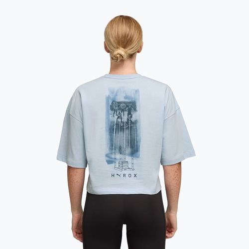 Damen Trainingsshirt PUMA x HYROX Cropped Lifestyle Tee grau