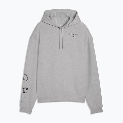 Herren Trainingspullover PUMA x HYROX Cloudspun Hoodie grau