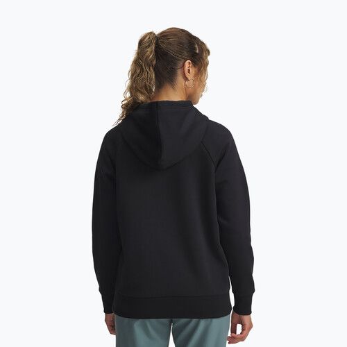 Hoodie Sweatshirt Damen Under Armour Rival Feelce Shimmer Hoody black/iridescent