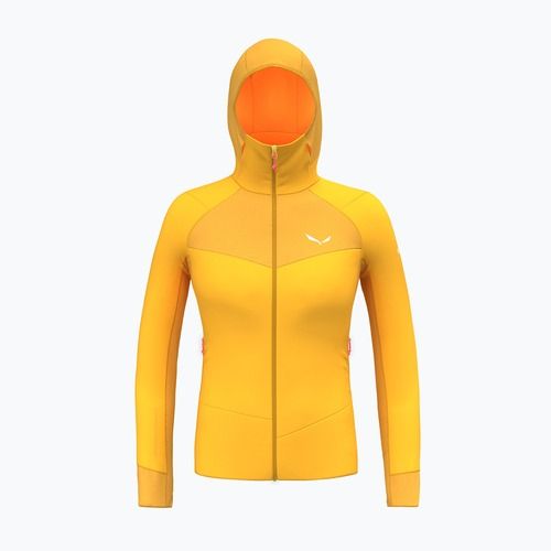 Damen-Trekkingfleece Salewa Agner PL Hooded gold