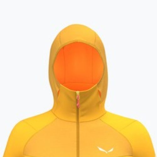 Damen-Trekkingfleece Salewa Agner PL Hooded gold