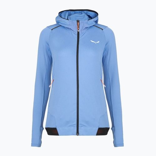 Damen-Trekking-Fleecejacke Salewa Pedroc PL Hooded morning blue