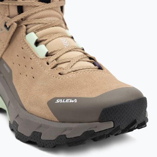 Damen-Trekkingschuhe Salewa Pedroc 2 Leather Mid PTX quicksand/bungee cord