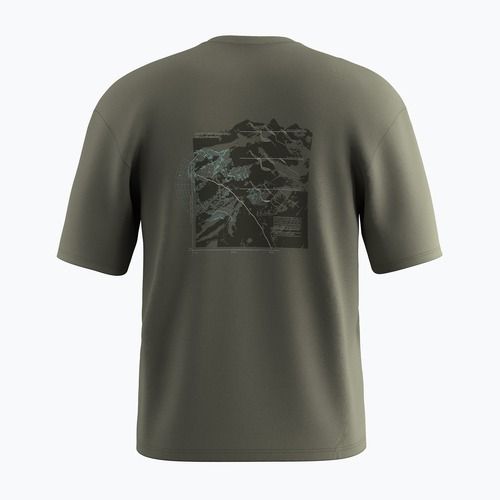 Herren-T-Shirt Salewa Eagle Glacier Loose faded green