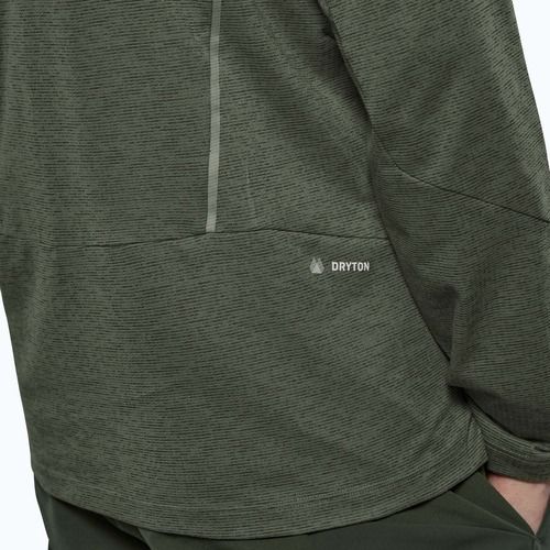 Herren-Longsleeve Salewa Pedroc Dry Wind Half Zip Tee faded green