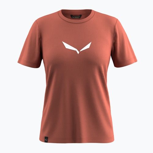 Damen-T-Shirt Salewa Solid Dry etruscan red