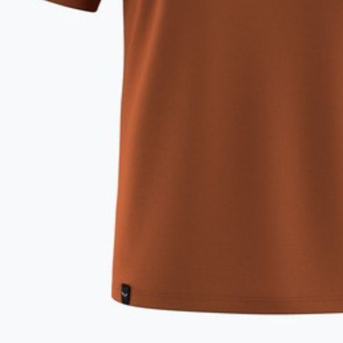Herren-T-Shirt Salewa Solidlogo Dry bombay brown