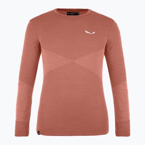Kinder Thermo-Longsleeve Salewa Zebru Med Warm AMR etruscan red
