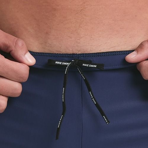 Schwimm-Boxershorts Herren Nike Logo Graphic Square Leg midnight navy