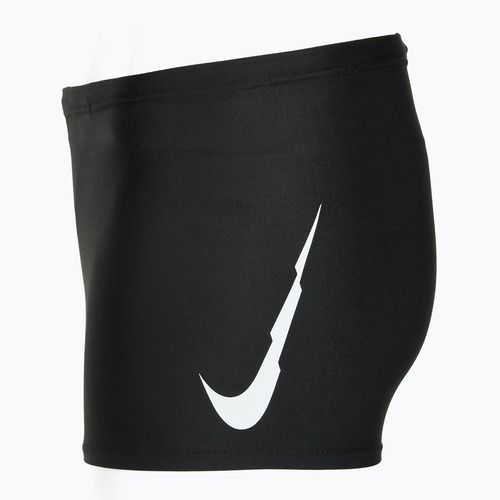 Schwimm-Boxershorts Kinder Nike Logo Graphic Square Leg black