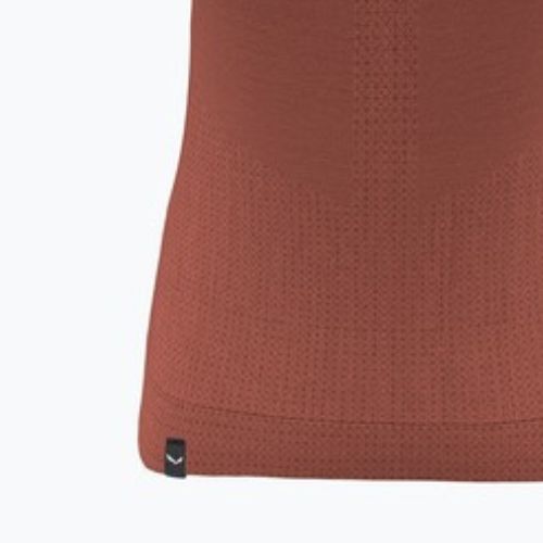 Damen-Trekking-Shirt Salewa Zebru Medium Warm Amr etruscan red