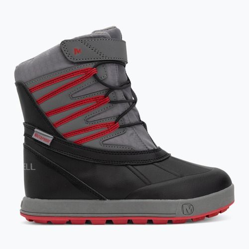 Kinder-Winterstiefel Merrell Snow Bank 5.0 WP black/red