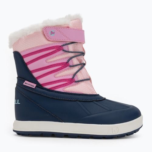 Kinder Schneestiefel Merrell Snow Bank 5.0 WP navy/pink