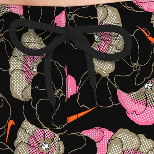 Herren Badeshorts Nike Multi Poppy Print 5" Volley black