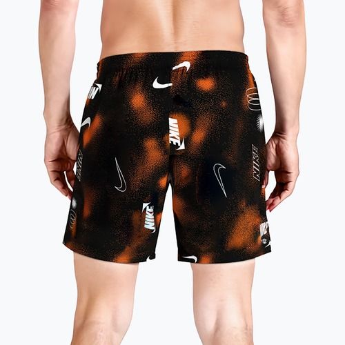Herren-Badeshorts Nike Multi Print 7" Volley black